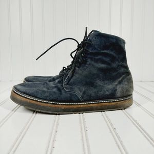 Marsell Black Suede Lace Up High Top Sneakers F992